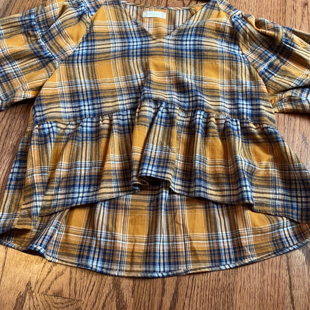 Altard State Plaid Top